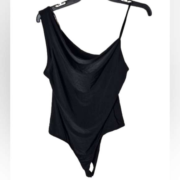 21 Saints Tops - 21 Saints Black Polyester And Spandex Body Suit Womens Size Large NWT